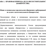 Иллюстрация №1: Возбуждение и рассмотрение дел о несостоятельности (банкротстве) (Дипломные работы - Право и юриспруденция).